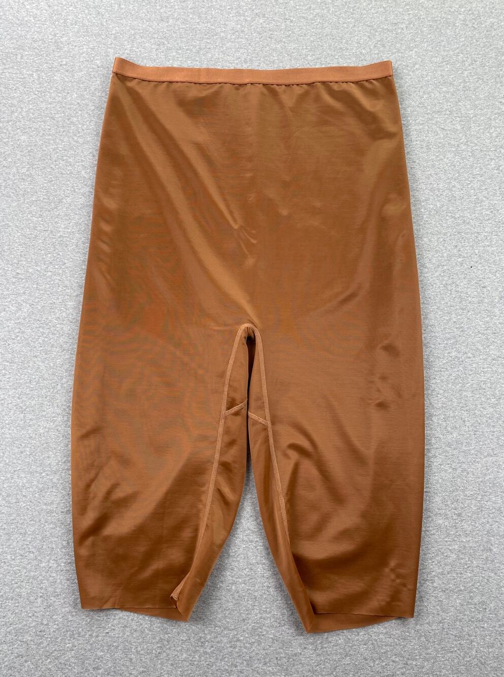SKIMS 4X Barely There Mid Thigh Shorts Shapewear Bronze Brown Tan High Rise